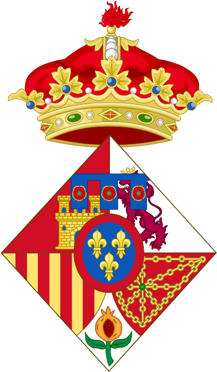 Hrh Infanta Sofia Was Assigned A Three-pointed Label - Coat Of Arms For Women (500x772)