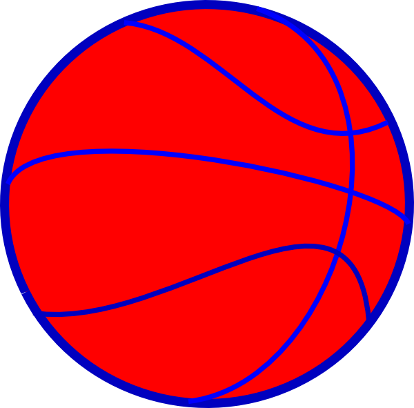 Basketball Clip Art At Clker - Circle (600x591)