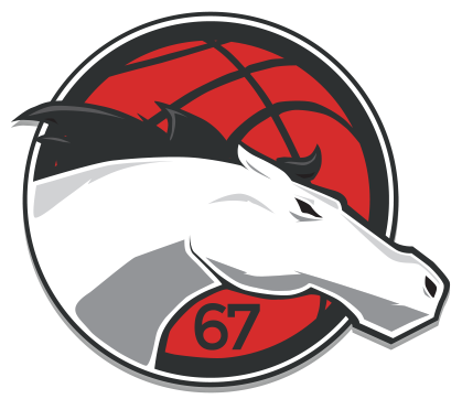 The Leicester Riders Host The Newcastle Eagles In Their - Leicester Riders Logo Png (419x362)