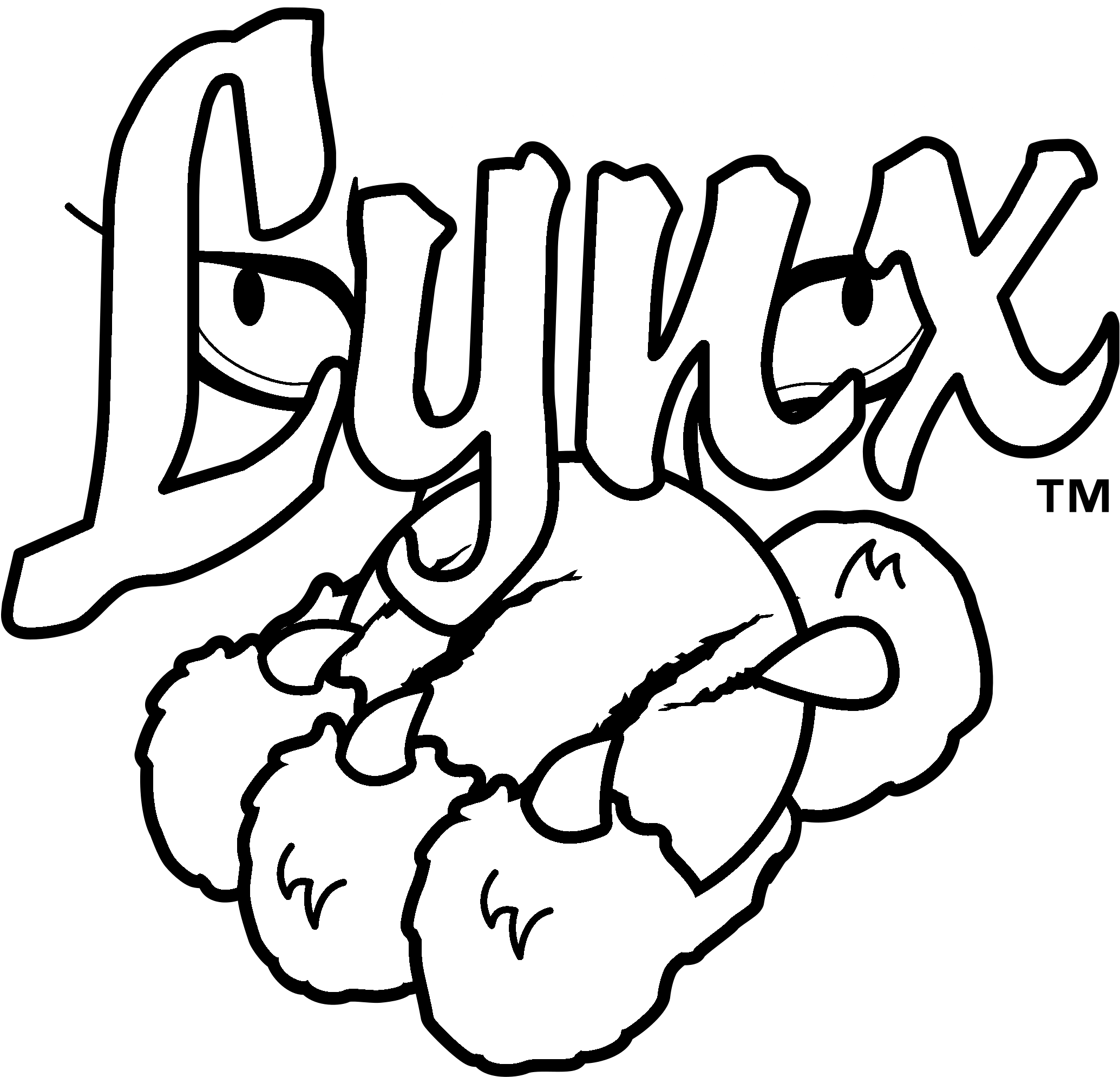 Ottawa Lynx Logo Black And White - Ottawa Lynx (2400x2400)