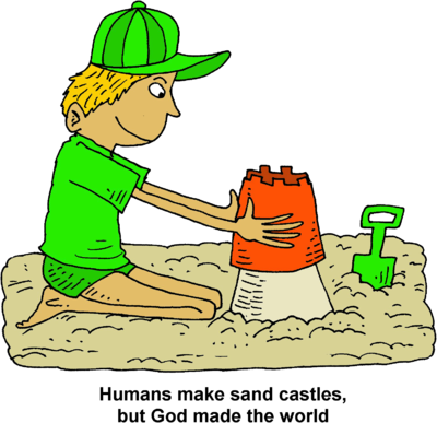 Castle Clipart Building Sand Castle - Sand Castle Clip Art (400x387)