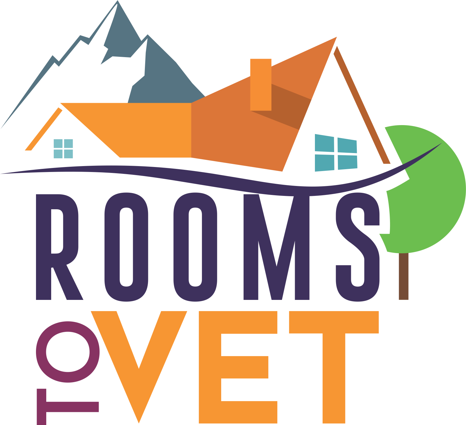 Rooms To Vet Logo - Veterinary Physician (1502x1369)