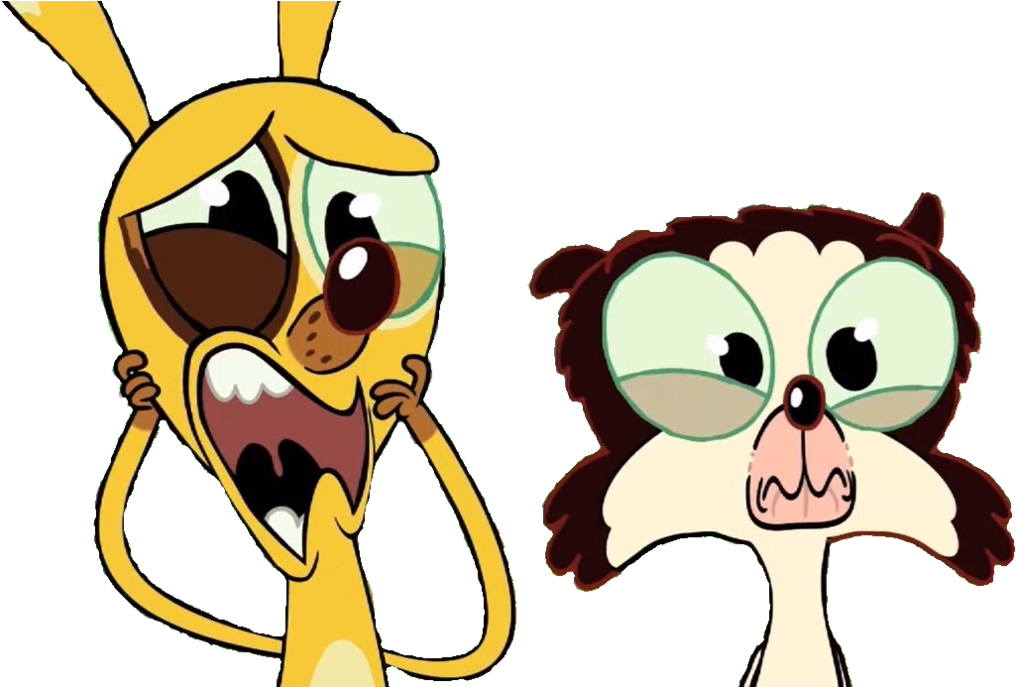 Bagel And Becky Shocked By Bagelandbeckyrules - Transparent Shock Animals Clipart (1024x686)