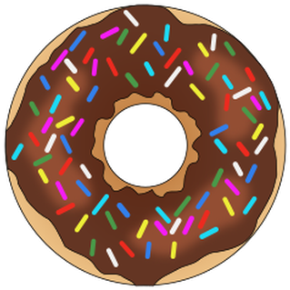 When I Need Clipart I Always Use Openclipart - Sprinkle Chocolate Donut 2.25" Large Magnet (402x402)