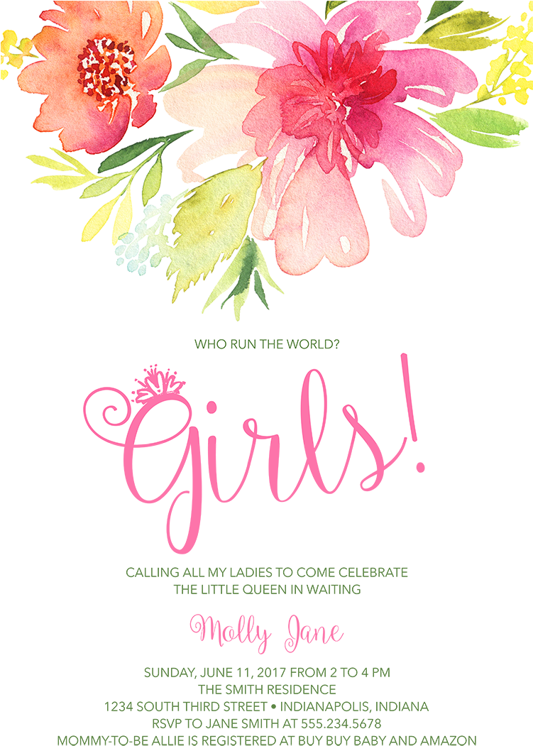 Full Size Of Colors - Watercolor Flower Facebook Background (750x1080)