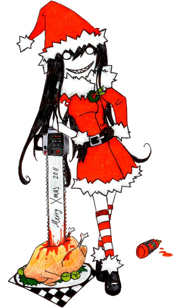 Red Christmas By Flying-bagel On Deviantart - Illustration (702x1138)