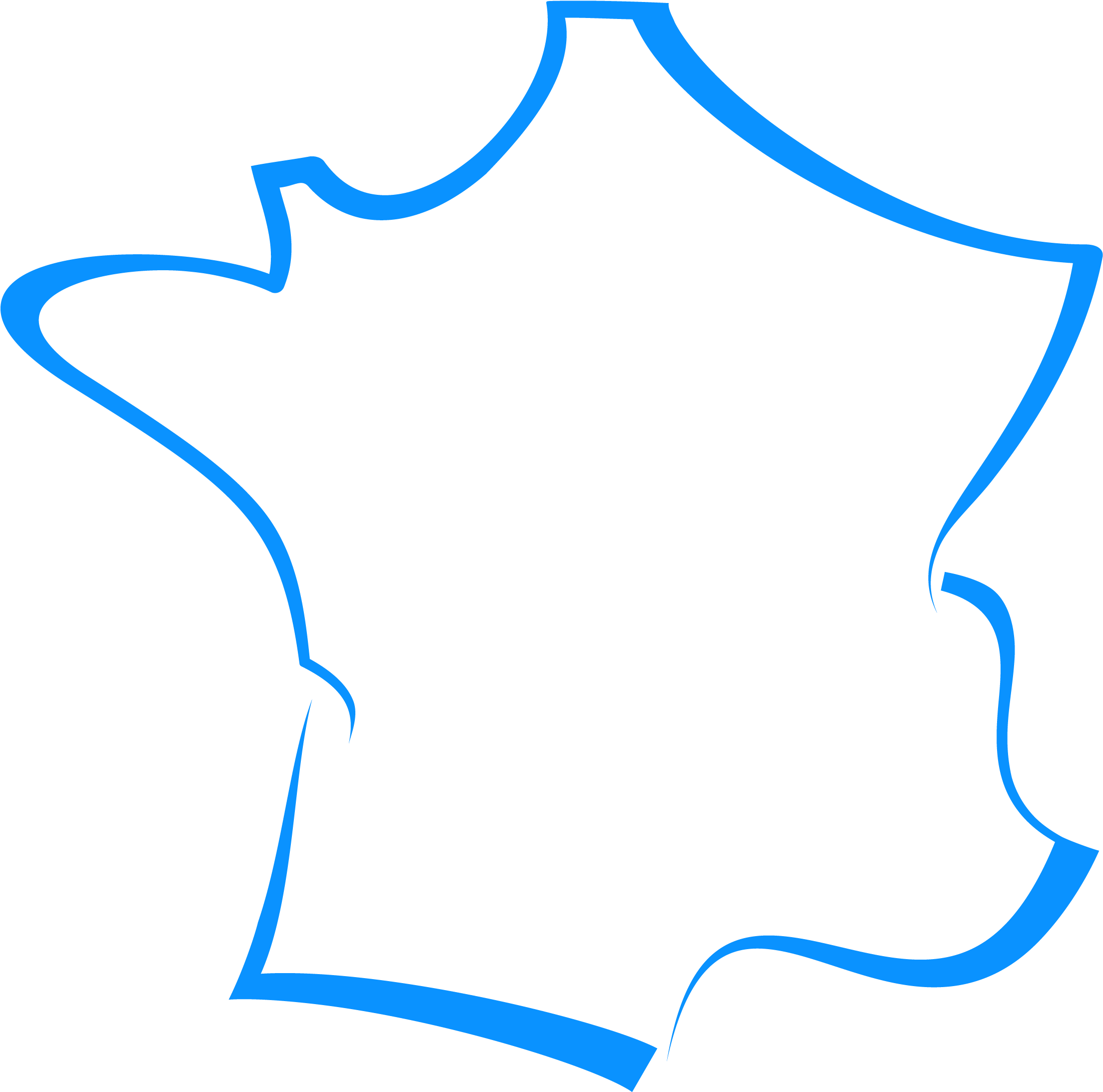 Hqfx Creative France Pics, 2500x2500, Charleen Beeler - Carte De France Trait (2500x2500)