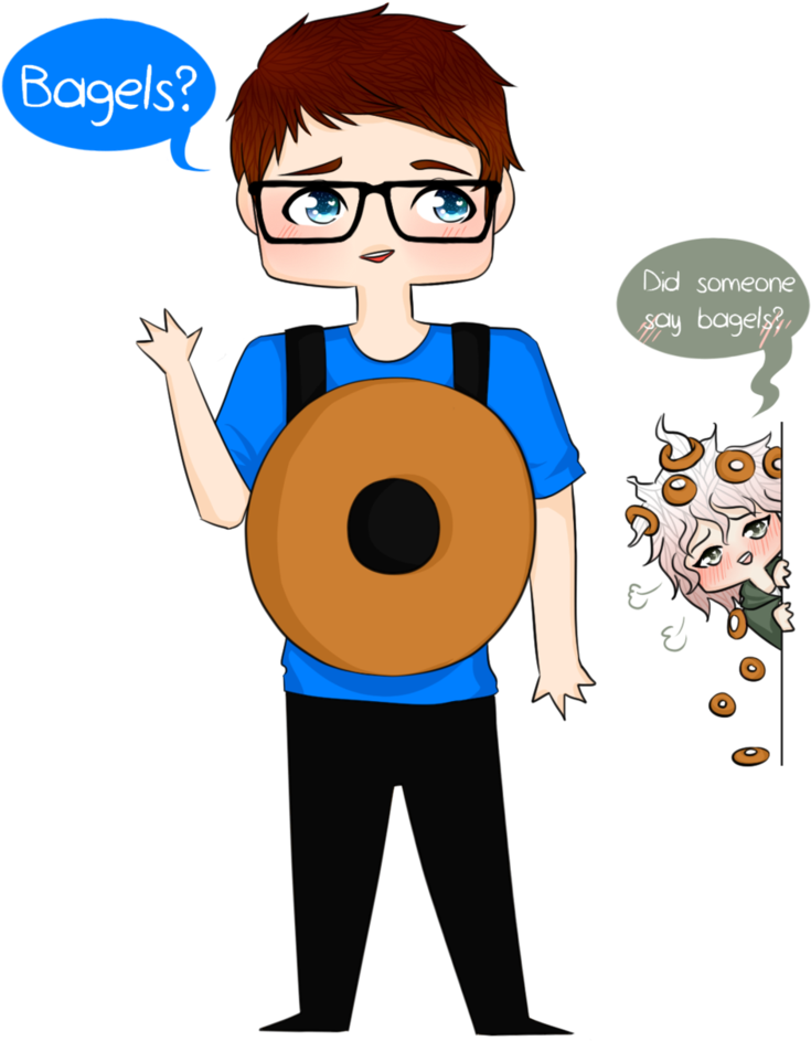 Bagel Costume By Elisa36 - Komaeda Nagito Bagel Meme (799x1000)