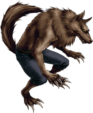 Werewolves Clipart - Werewolf Png (394x480)