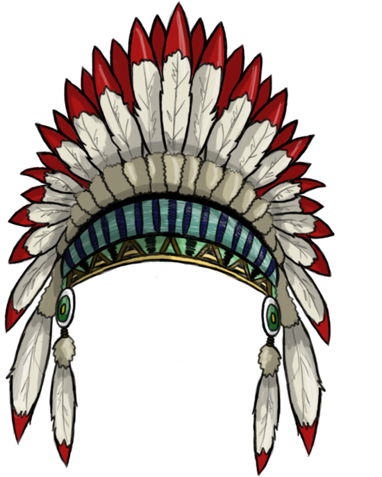 Indian Headdress Clipart - Native American Headdress Png (600x724)