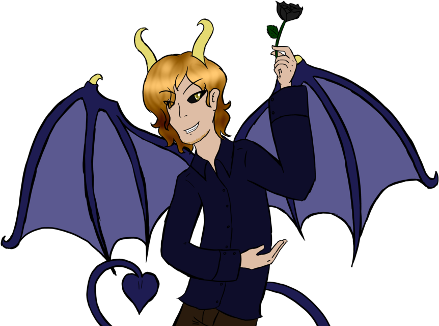 Sweet Devil France By French English Lady - Cartoon (900x649)