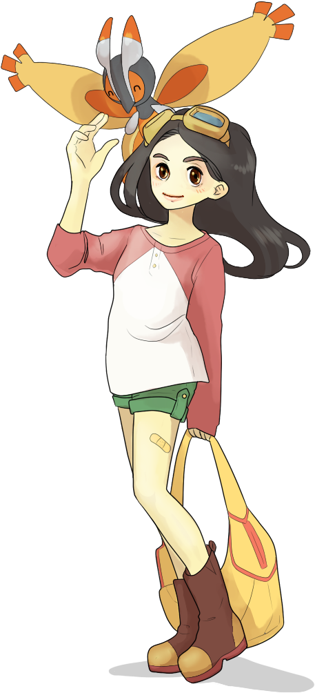 Pokemon Trainer Oc By Creepalopod - Cartoon (562x1069)