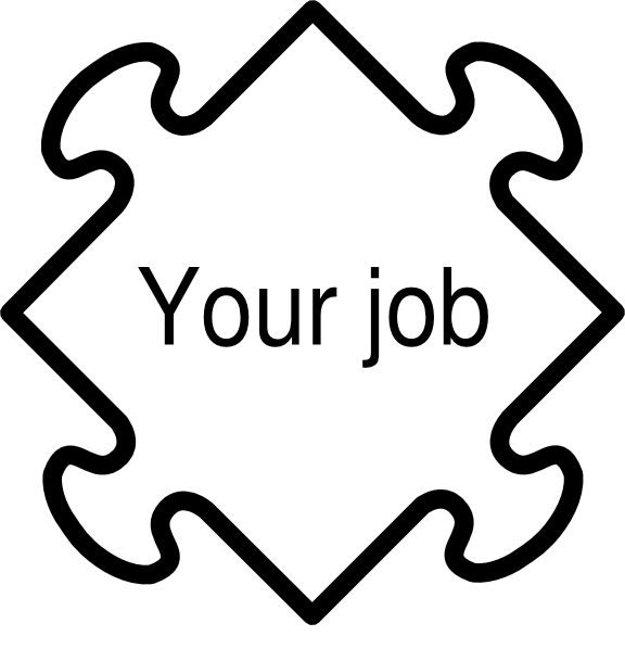 Jigsaw Job Clip Art At Clker - Clip Art (576x598)