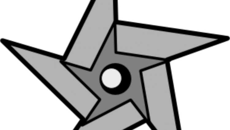 800 X 763 - Ninja Star Clipart (750x425)