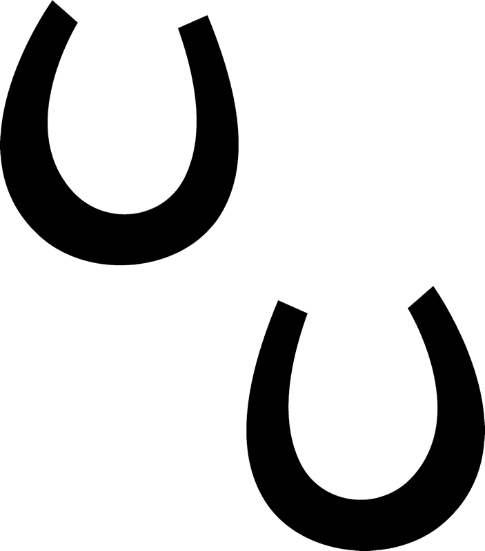 Horseshoe Rubber Stamp - Rubber Stamp (703x800)