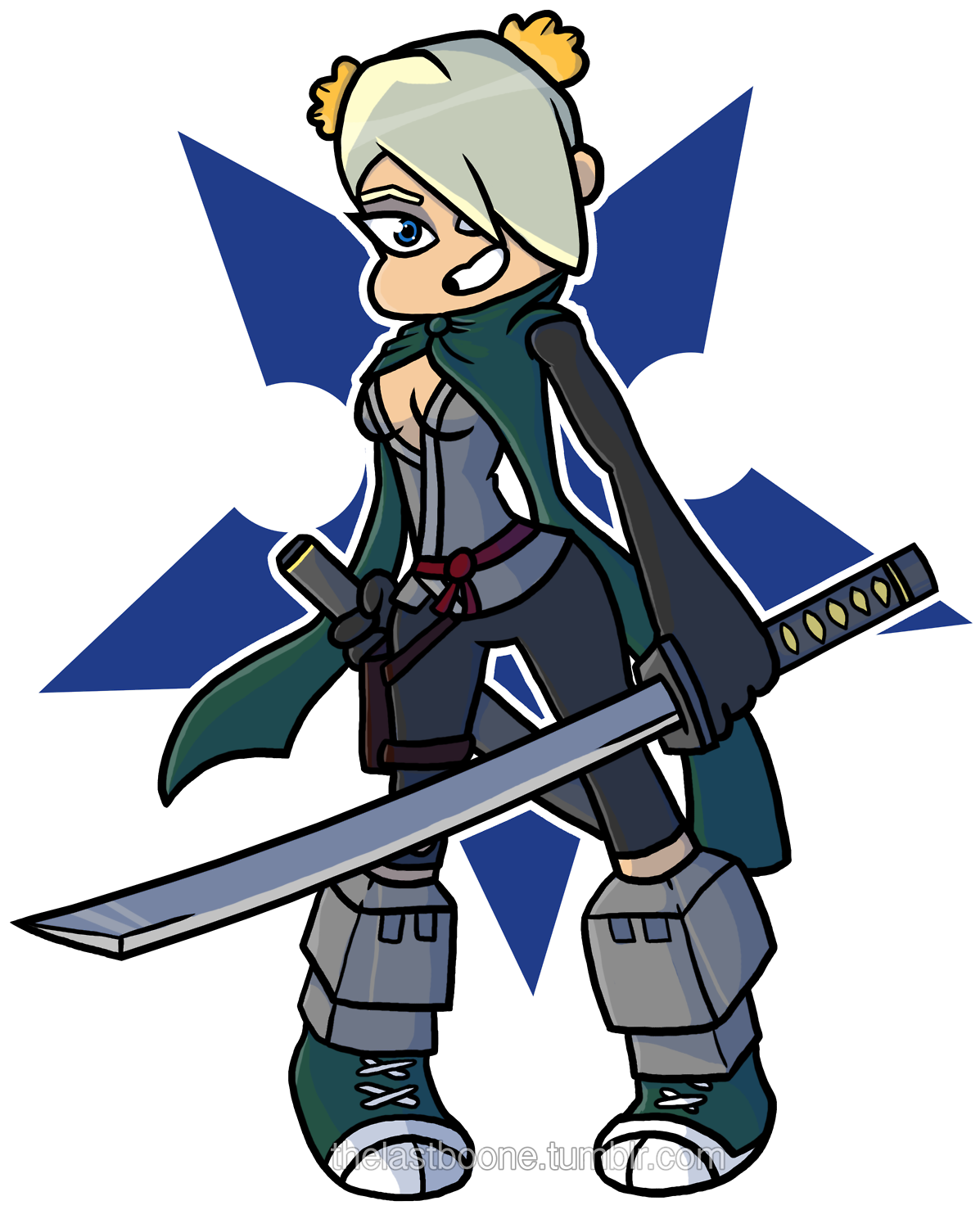 Fortnite Fan Art Ninja - Png Fortnite Ninja (1280x1645)