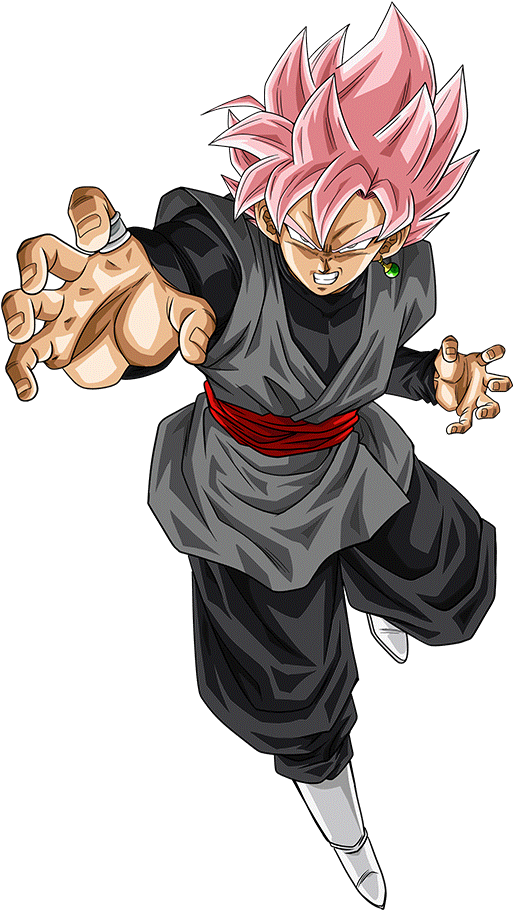 Goku Black Super Saiyan Rose Render 5 By Maxiuchiha22 - Black Goku Rose Png (520x910)