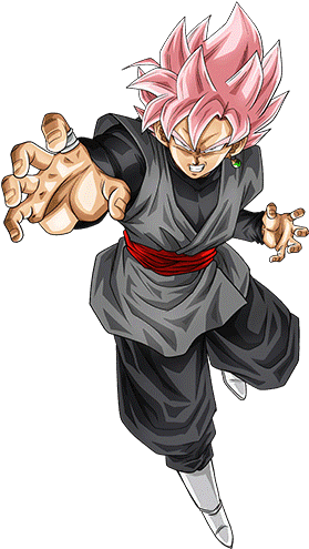 Rose Stained Super Saiyan Goku Black - Gohan Black Super Saiyan Rose (426x568)