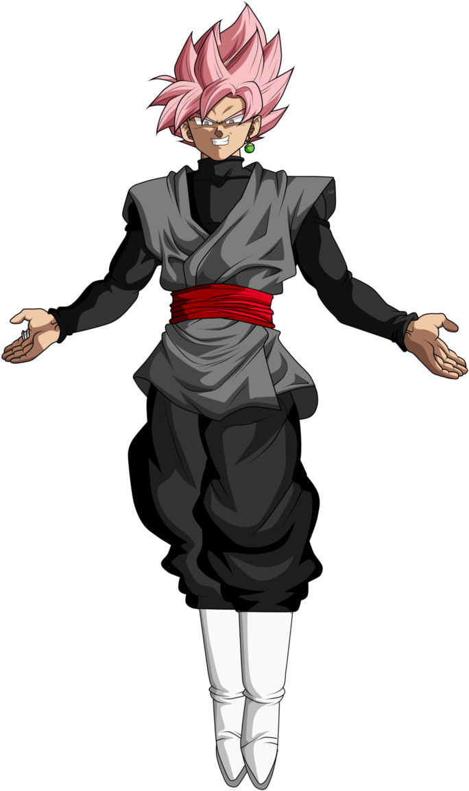 Goku Black Super Saiyan Rose By Frost Z-dbc5q4k - Goku Black Super Saiyan Rose (692x1154)