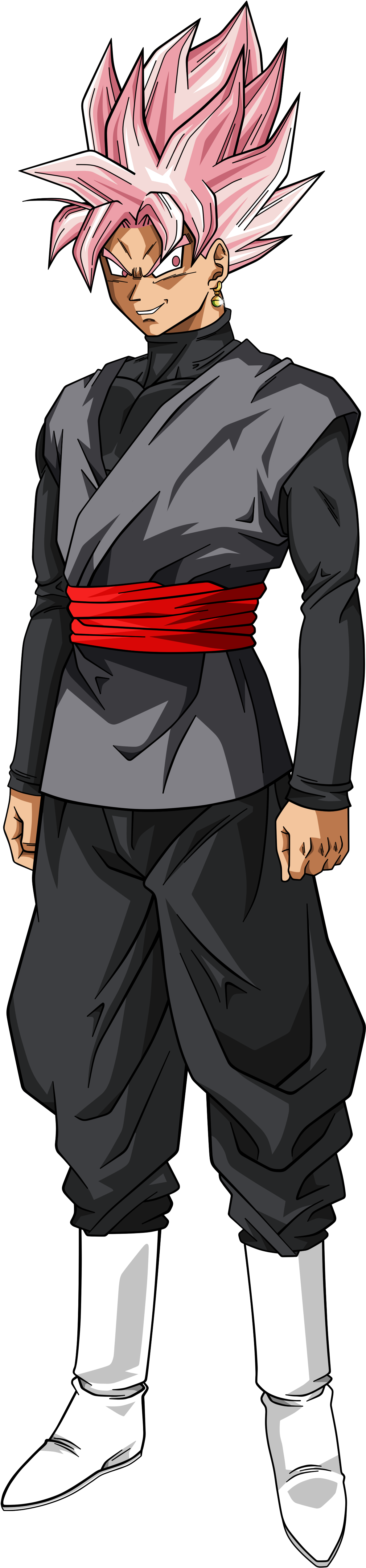 Black Goku Super Saiyajin Rose By Maiagulcuon - Sangoku Black (1650x5500)