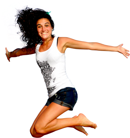 Happy Girl Png - Heel Pain: Why Does My Heel Hurt?: An (500x500)