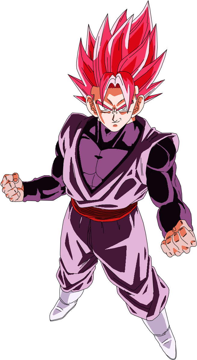 Vegetto Black Super Saiyan Rose By Teamsaiyanhd - Super Saiyan Rose Vegito (664x1204)