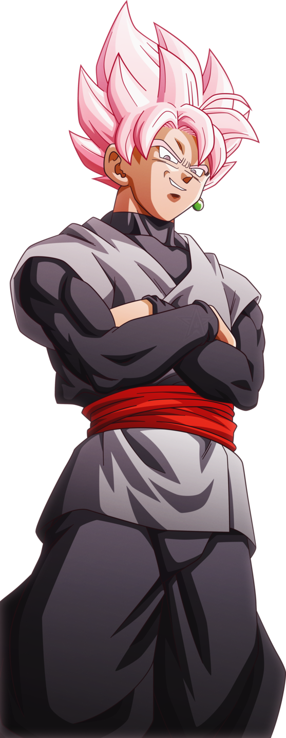 Super Saiyan Rose Goku Black - Super Saiyan Goku Black Png (557x1436)