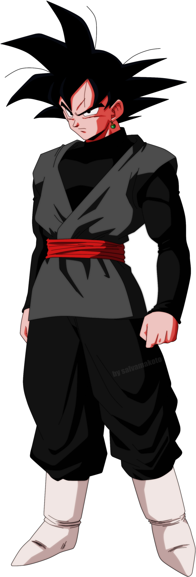 Black Goku By Salvamakoto Black Goku By Salvamakoto - Dragon Ball Z Black Goku (1024x1935)