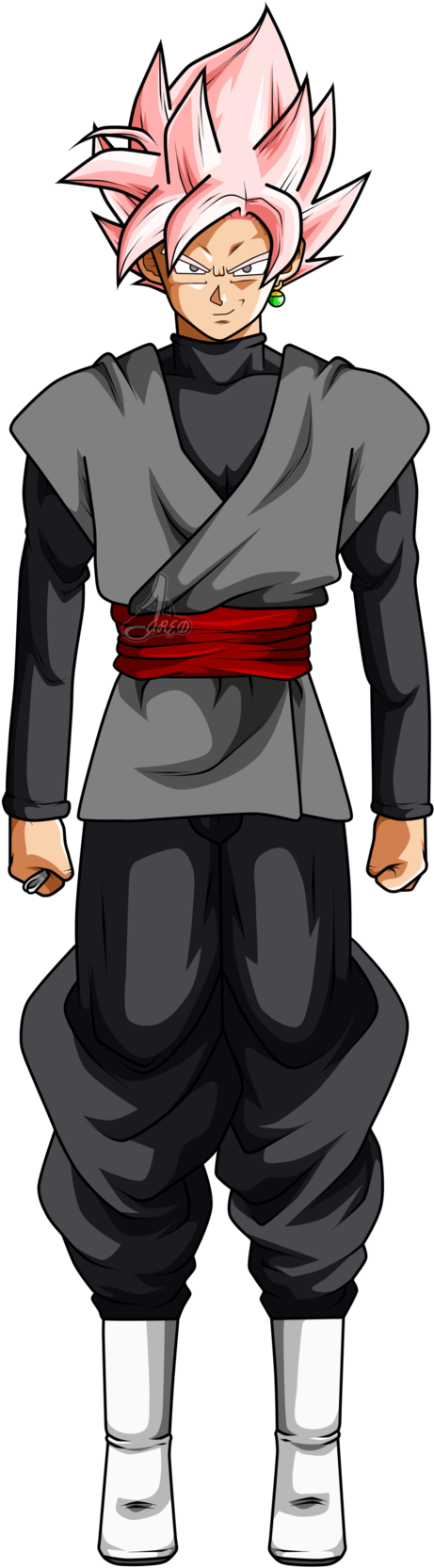 Goku Black Ssj Rose V10 By Jaredsongohan - Gohan Black Ssj 1 (479x1668)