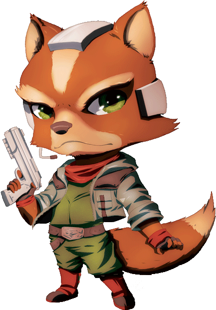 Chibi By Toviorogers - Fox Mccloud Fan Art (600x742)