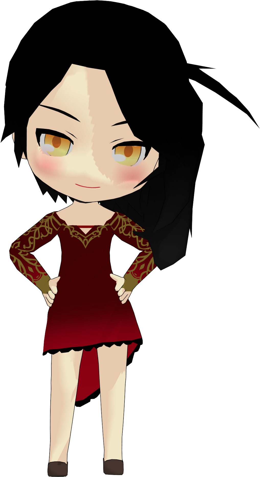 Mmd Rwby Chibi Cinder Fall Dl By - Rwby Chibi (1080x1920)