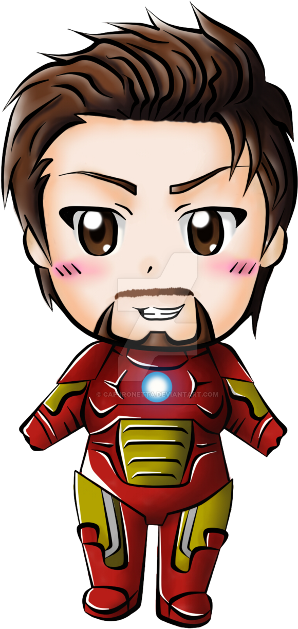 Chibi Tony Stark Aka - Iron Man Cute Chibi (800x1395)