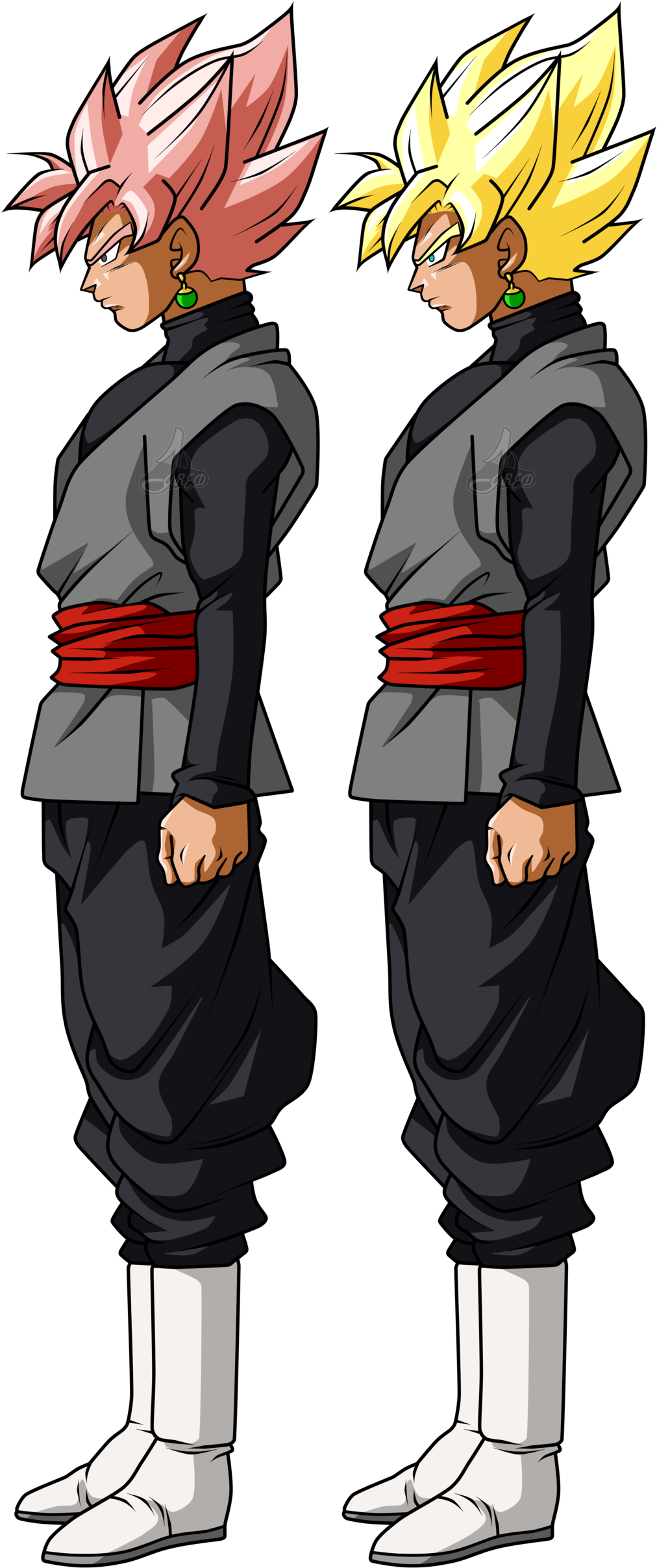 Goku - Goku Black Ssj 2 (1024x2439)