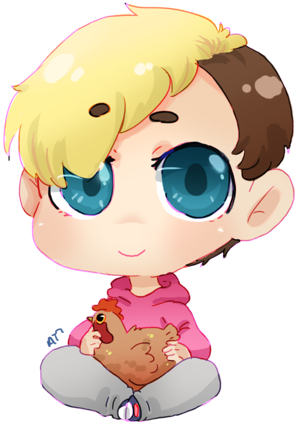 Chibi Comm Chlckenbutt By Artist Squared - Cartoon (808x989)
