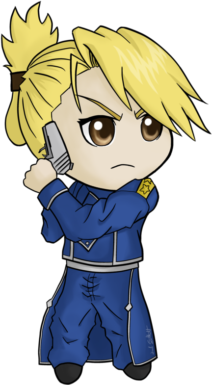Lieutenant Hawkeye Chibi By Yosowhenitsnows - Fullmetal Alchemist Hawkeye Chibi (600x1007)
