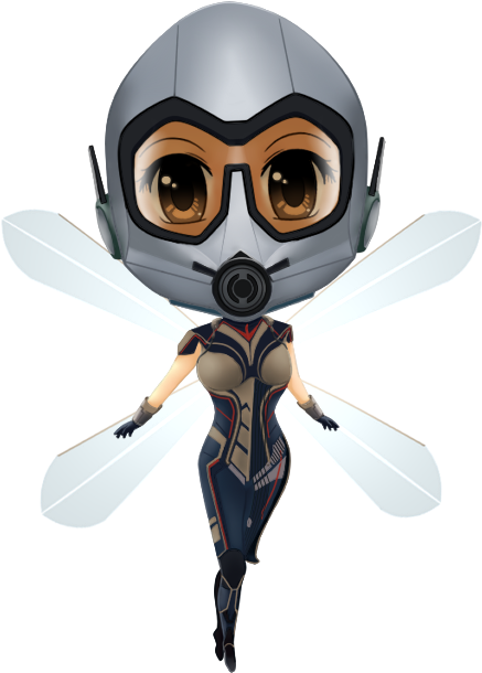 Wasp Captain America Drawing Fan Art - Drawing (454x616)