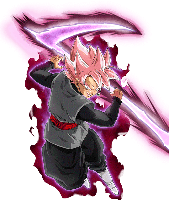 Goku Black Super Saiyan Rose Render 7 By Maxiuchiha22 - Goku Black (540x650)
