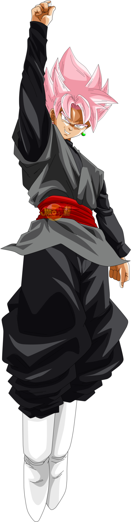 Goku Black Ssj Rose V5 L By Jaredsongohan On Deviantart - Super Saiyan Rose Goku Black Cosplay (443x1799)