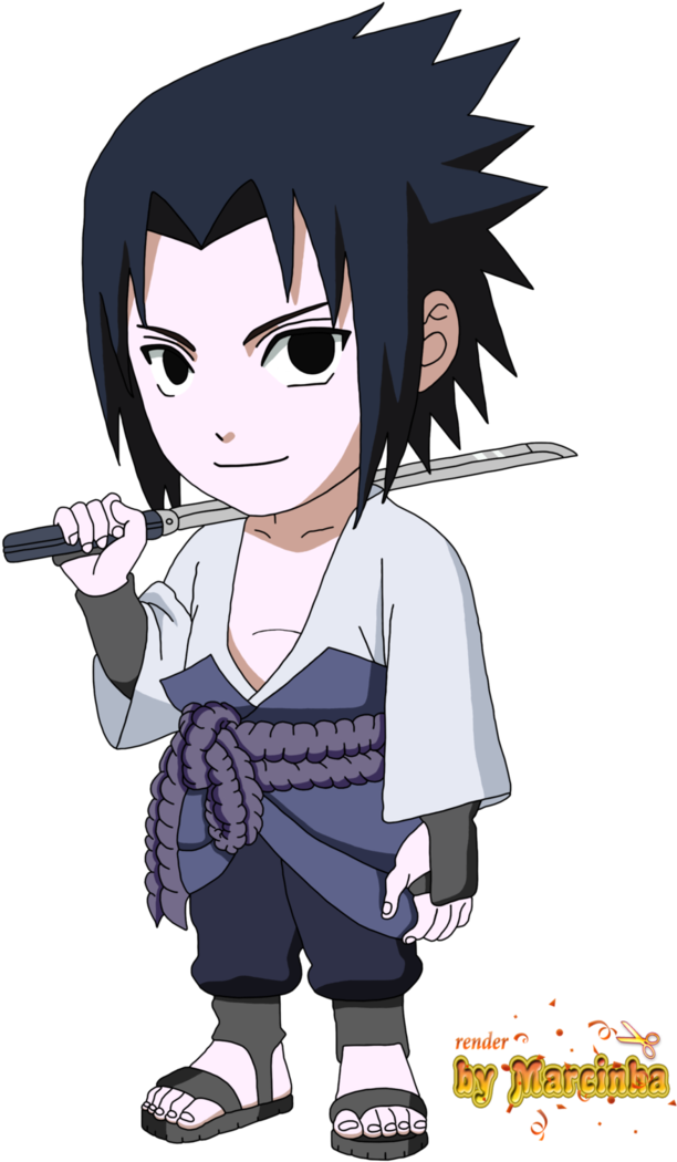 Naruto Uzumaki Chibi Art By Songokukai Naruto Masashi - Chibi Sasuke (713x1120)