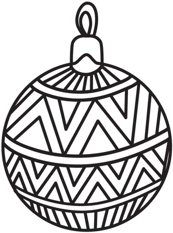 Christmas Ball Stroke Icon 222 Transparent Png - Christmas Day (512x512)