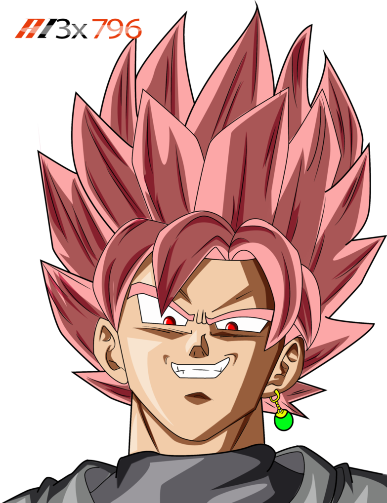 Black Goku Pink Hair Render Palette By Al3x796 - Black Goku Pink Hair (783x1019)