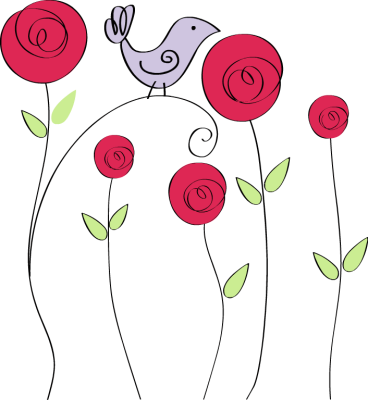 Fotor Flower Clip Art Online For Free Photo - Cute Flower Doodle Png (368x400)