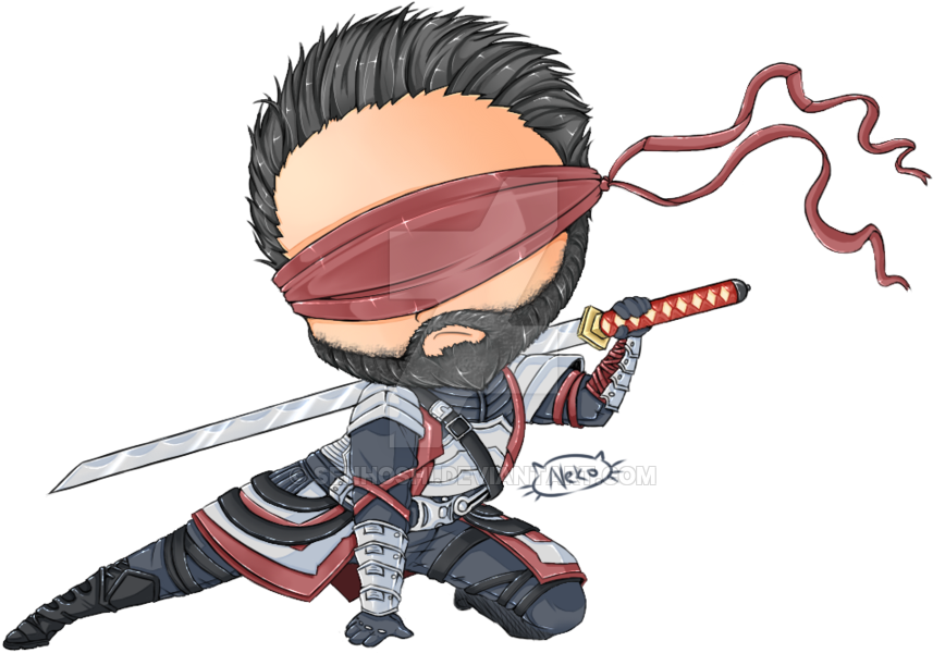 Chibi Kenshi From Mortal Kombat X By Senhoshi - Draw Chibi Mortal Kombat Characters (900x765)