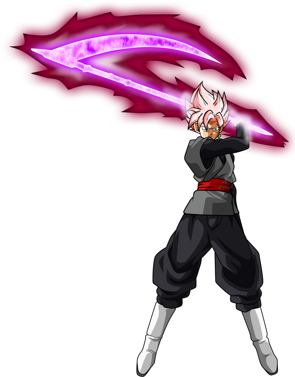 Unoriginal Goku Black - Black Goku Ssj Rose Hoz (1024x1318)