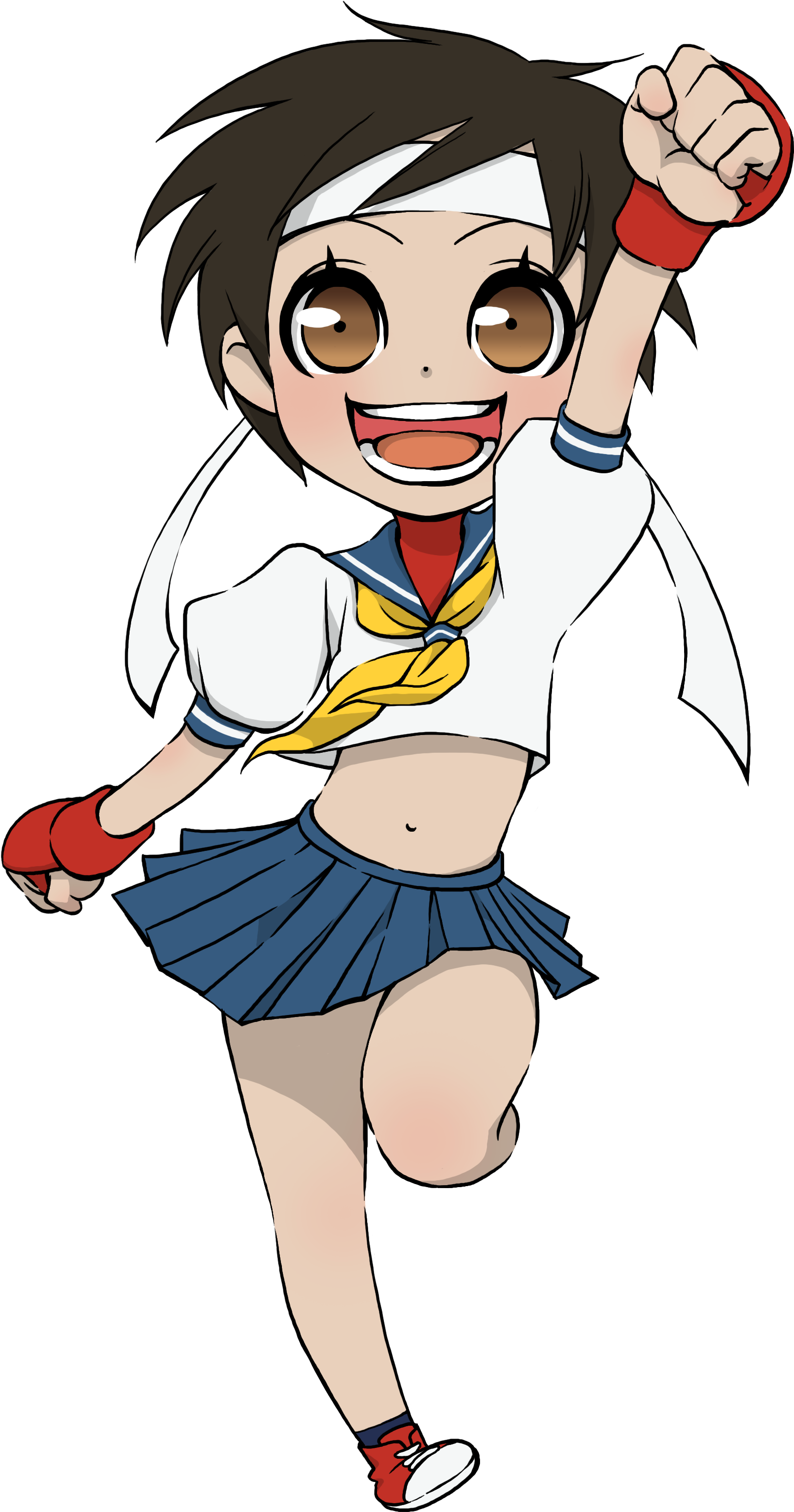 Ultra Street Fighter Iv Chibi Artwork - Super Street Fighter 4 Arcade (2894x4093)