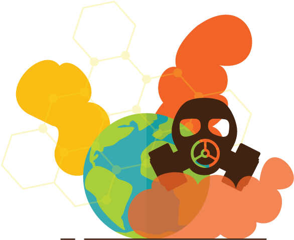Air Pollution - Illustration (612x612)