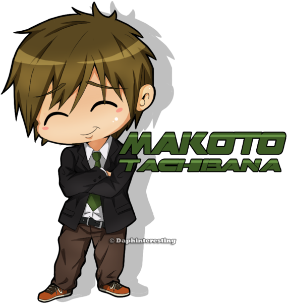 Chibi Makoto Tachibana By Daphinteresting - Manga (600x600)