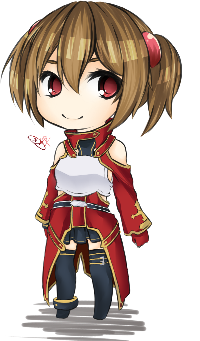 Chibi Silica - Sword Art Online Silica Chibi (700x1170)