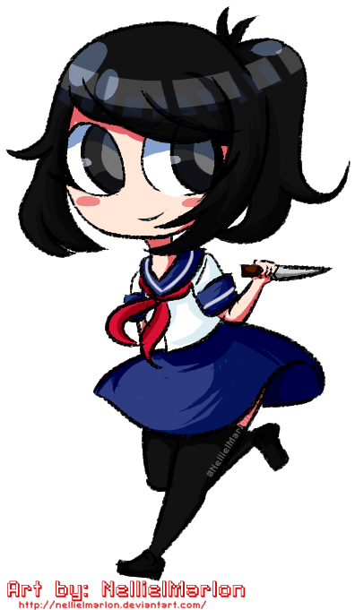 Ayano Aishi - Yandere Simulator Ayano Chibi (420x688)