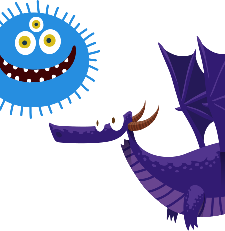 Dragons Are The Ancient Guardians Of The Skies, And - Posterdruck Monster Bine (450x468)